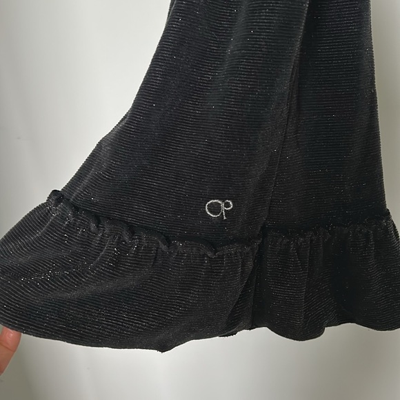 OCEAN PACIFIC Black Metallic Swim Coverup Dress Womens Size XS Strapless - Picture 9 of 11